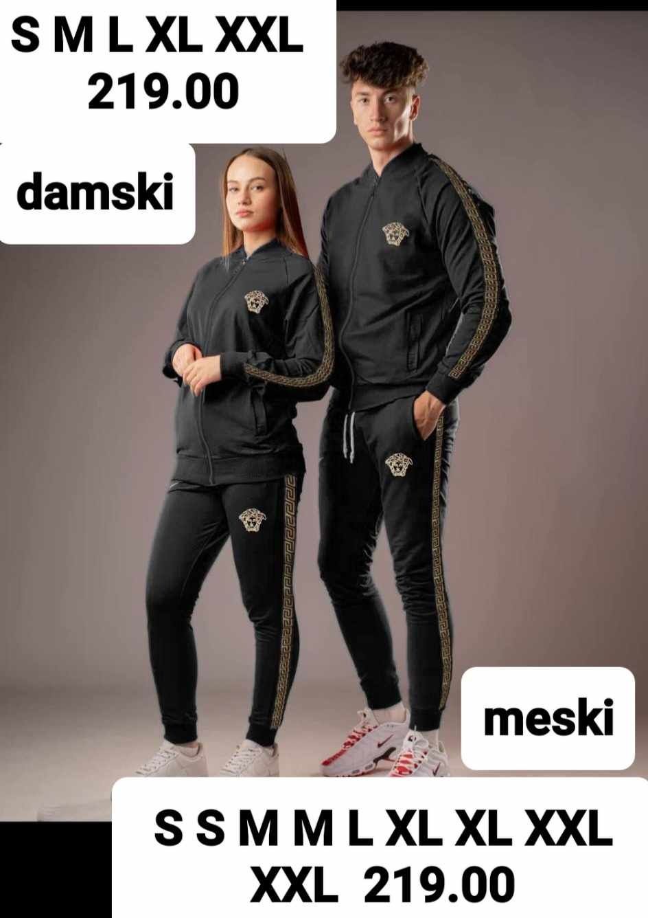 Dresy damskie i męskie Versace