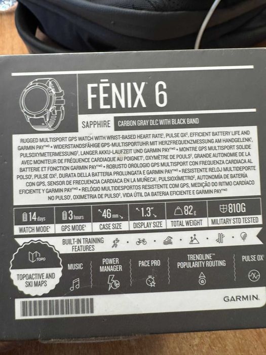 Garmin Fénix 6 Saphire