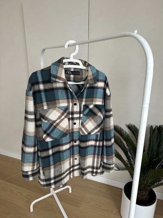 Тепла сорочка (куртка) в клітинку Zara
