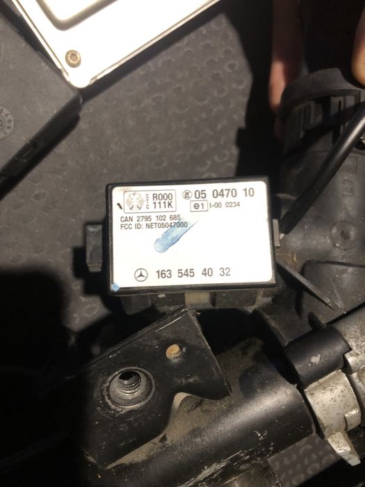 Мерседес Бенз w163 ML270CDI 2001г, Блок ЕБУ, Блок ААМ, ключ с чипом