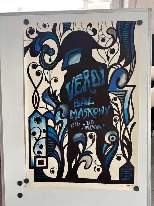 Jan Lenica-Bal maskowy plakat