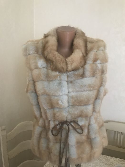 Норка болеро, норкова безрукавка