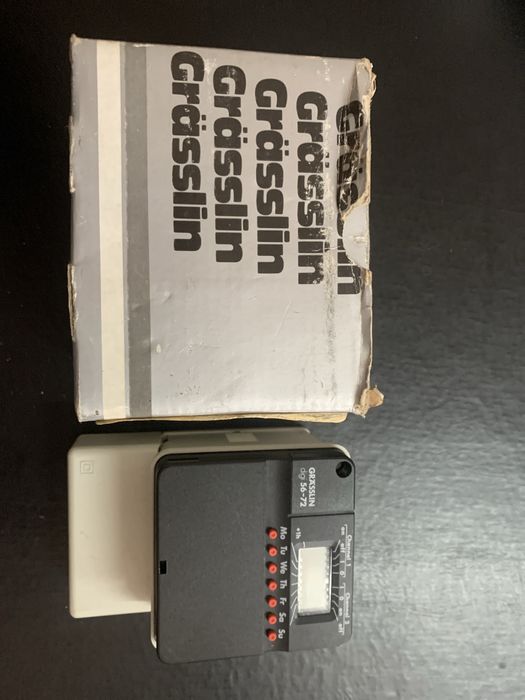 Relogio dois canais - 7 dias Grasslin 56'72 (novo)