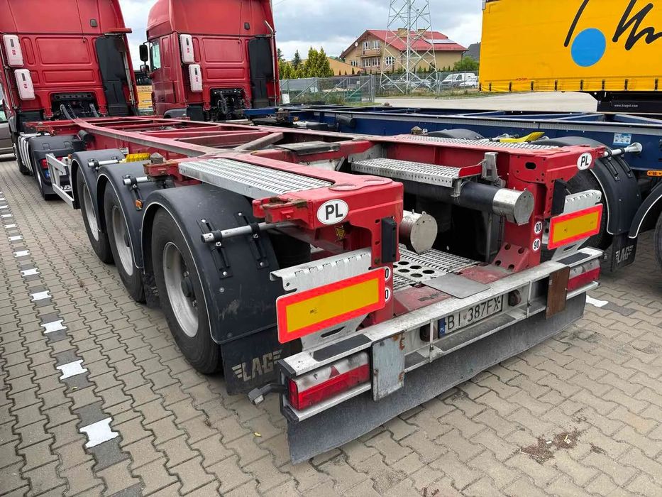 Lag 0-3-CC  Fabryczny ADR, podnośna oś, do przewozu kontenerów 20'/30'