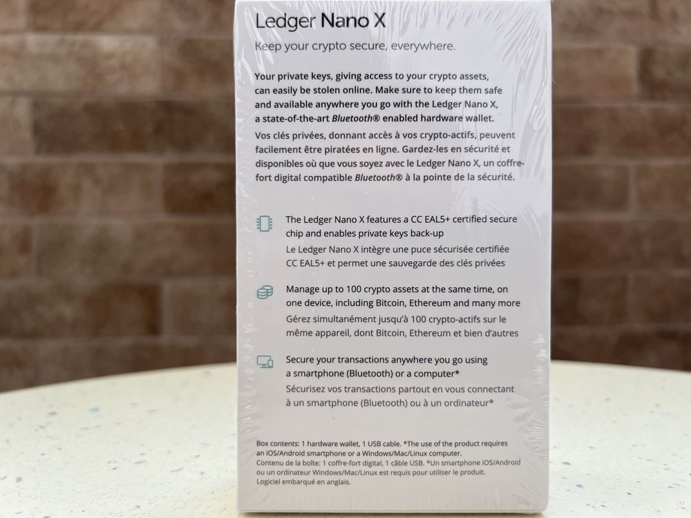 Ledger Nano X Новый Запечатанный Оригинал