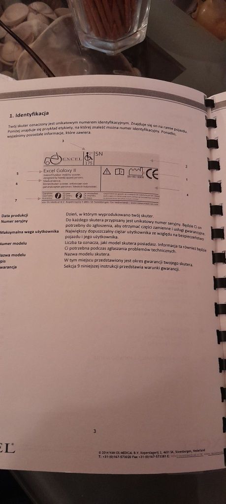 Skuter inwalidzki Excel Galaxy 2