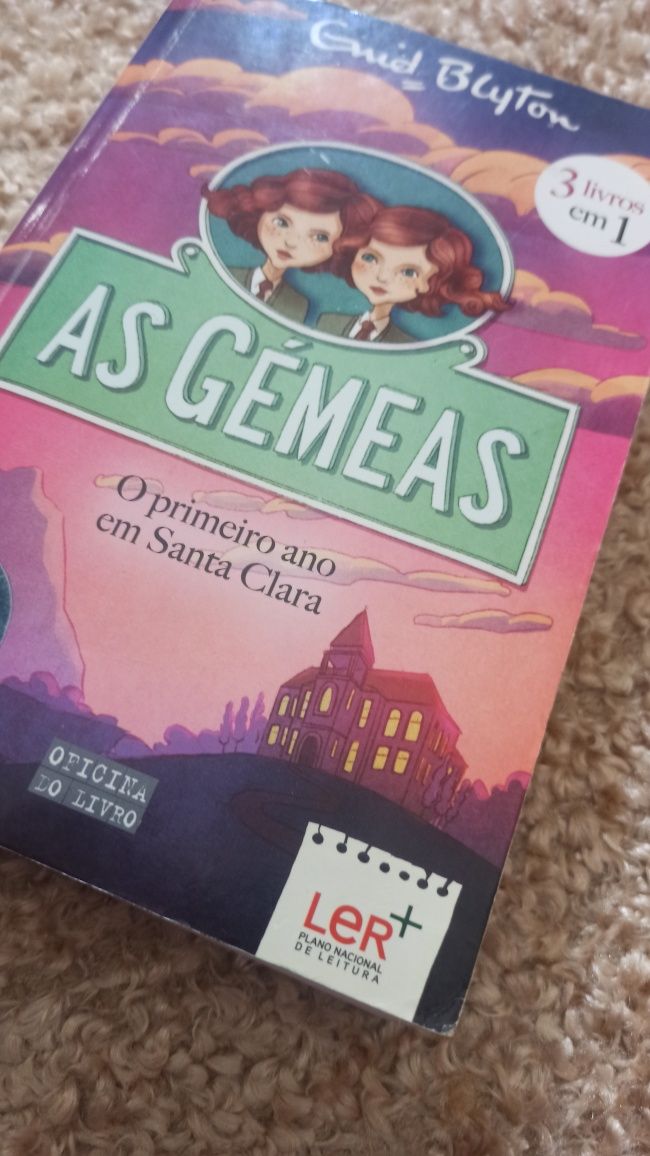 Livro As gêmeas de Enid Blyton