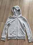 Bluza 122 128 h&m szara kaptur zamek