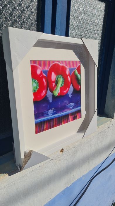 Quadro decorativo com moldura de alta qualidade.