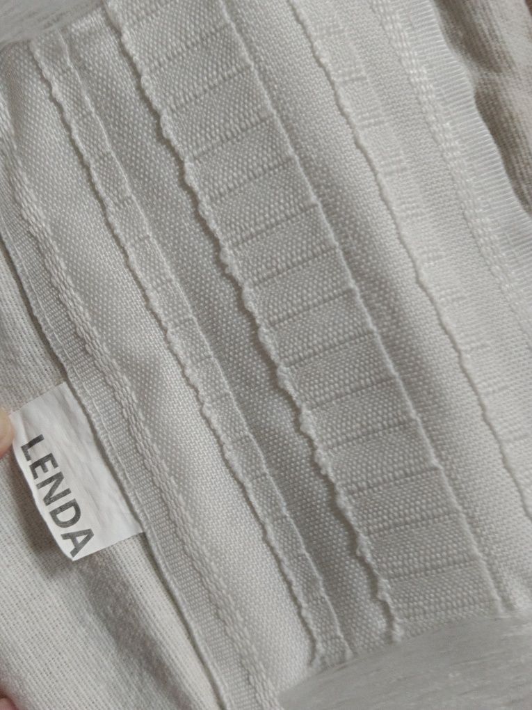 Zasłony Lenda Ikea 4 szt. kremowe