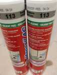Silikon sanitarny Mapei szary 113
