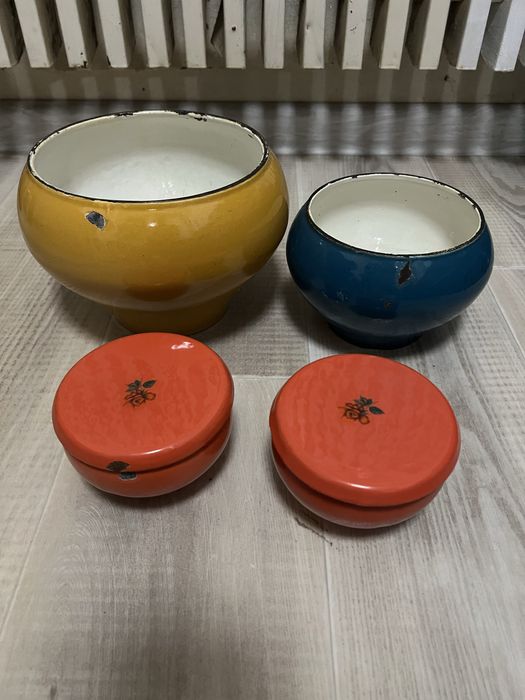 Казан чугунок чавун чугунный СССР эмаль