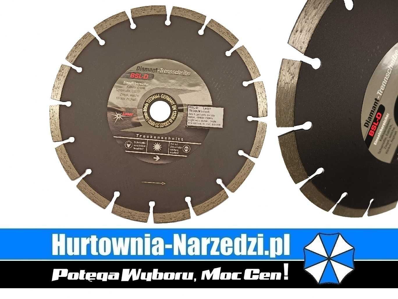 Tarcza diamentowa do asfaltu 230 x 25,4  x h10 mm BSL-D Tediam 230mm