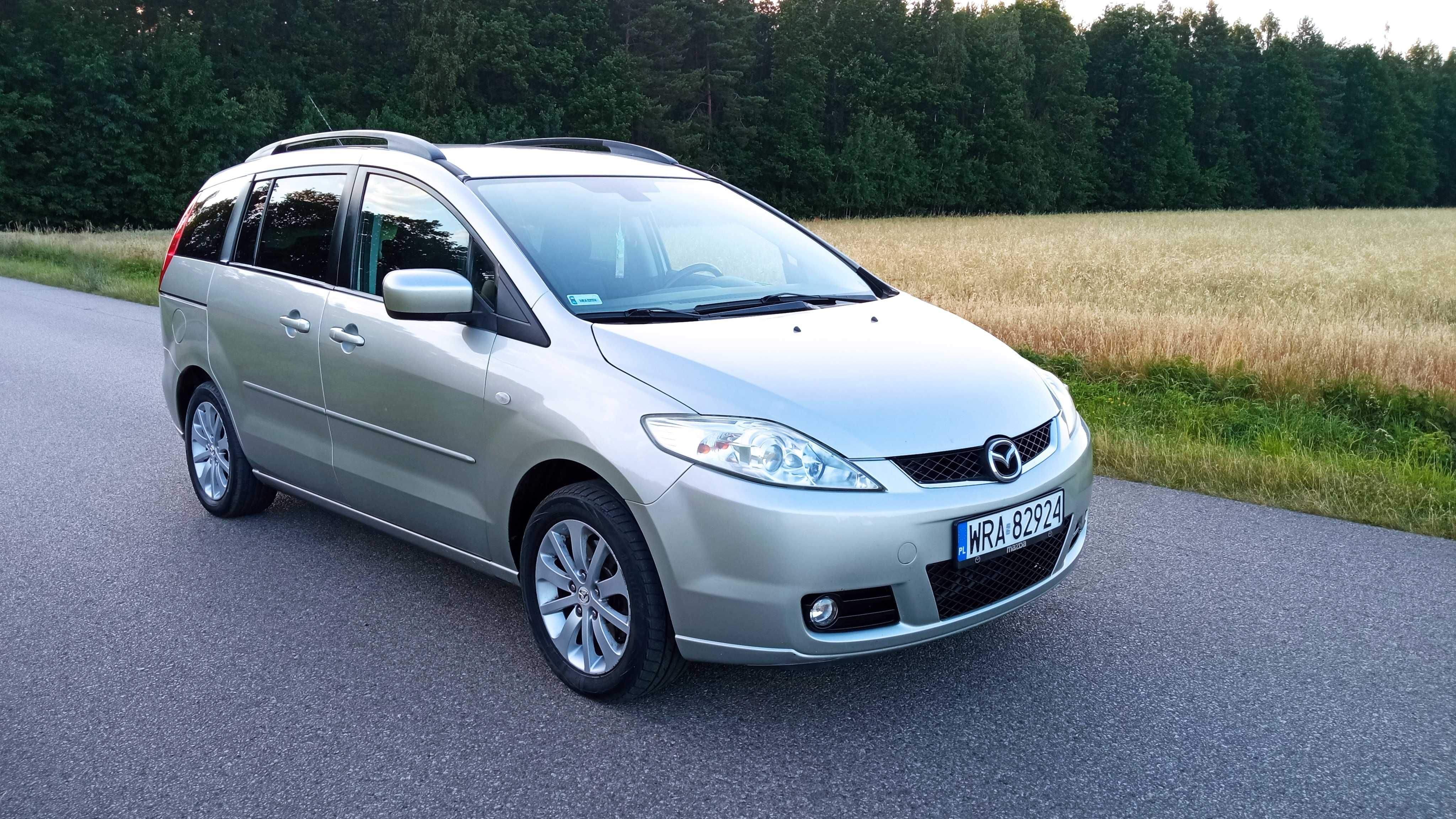 MAZDA 5 1,8 B+GAZ Stan techniczny .i wizualny bardzo dobry i zadbany !