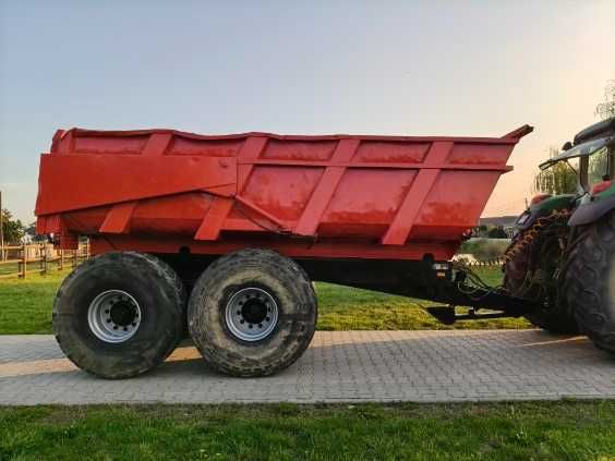 Przyczepa budowlana skorupowa tandem wywrotka  Schuitemaker 18.ton