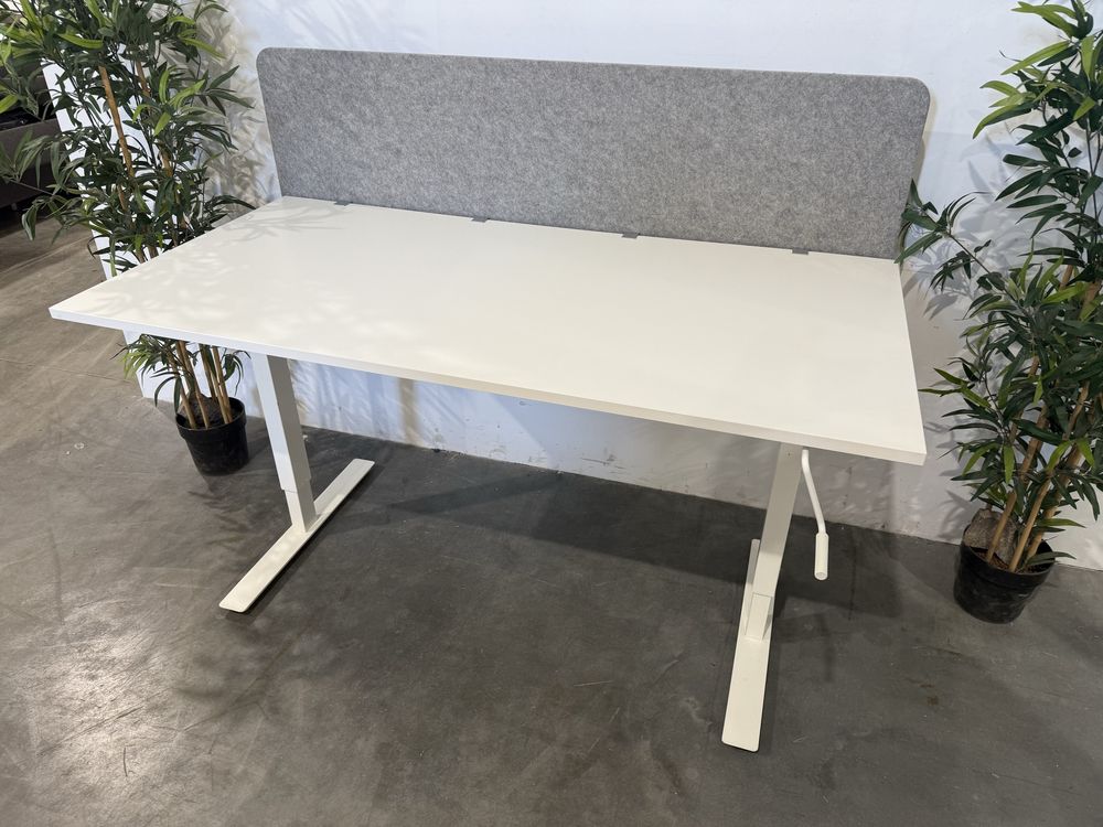 Fajne regulowane biurko Ikea Skarsta 160x80 super stan wysyłka