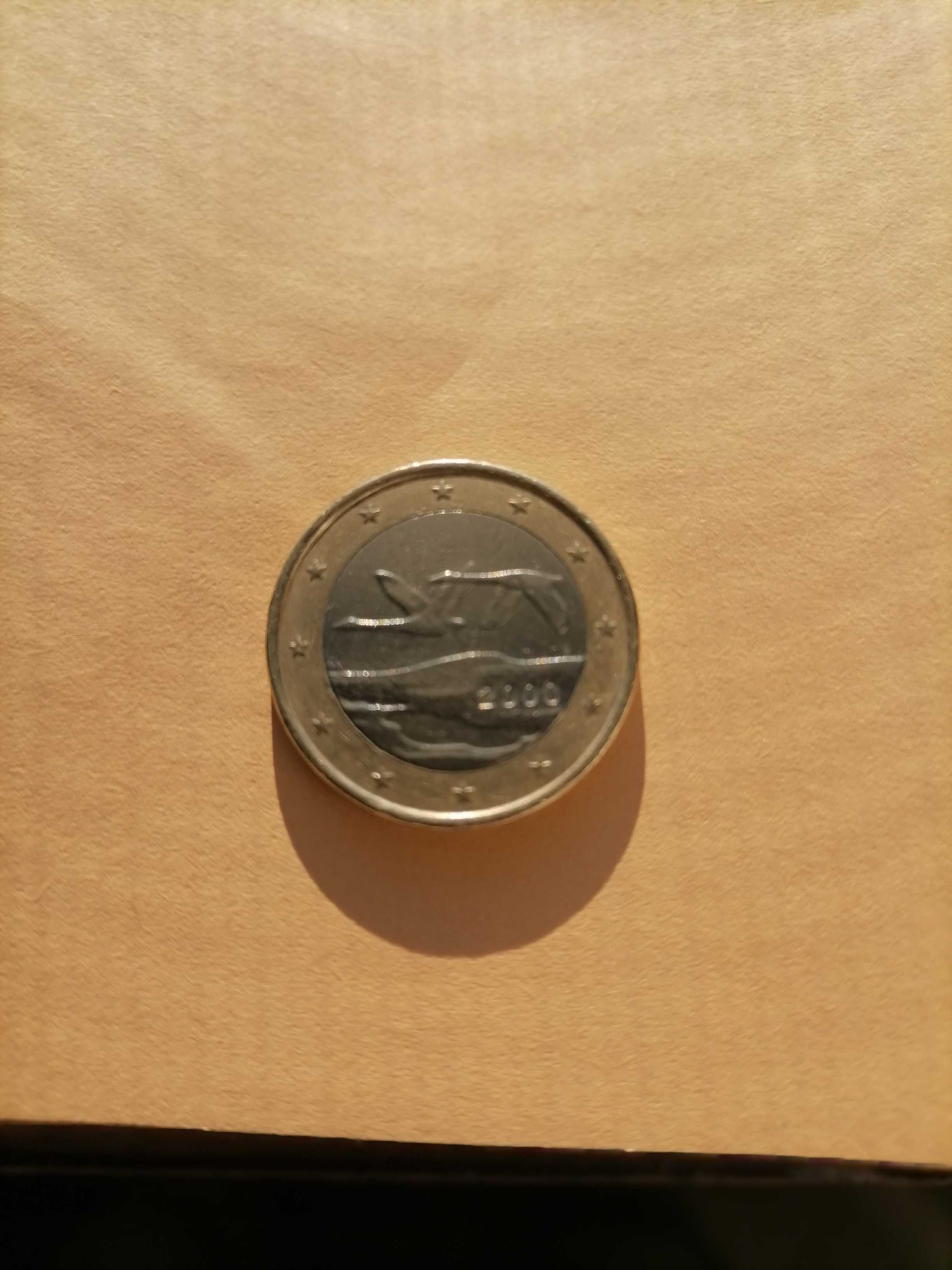 moeda 1 euro Filandia 2000