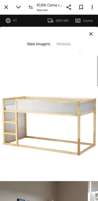 Cama Kura Ikea (criança)