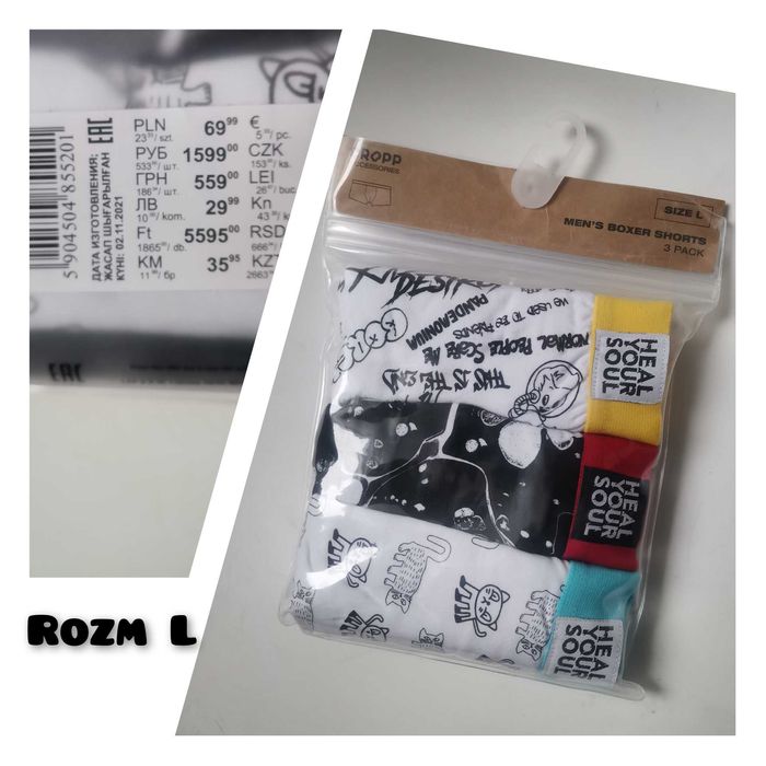 Cropp nowe bokserki L Nowe Majtki bokserki Cropp