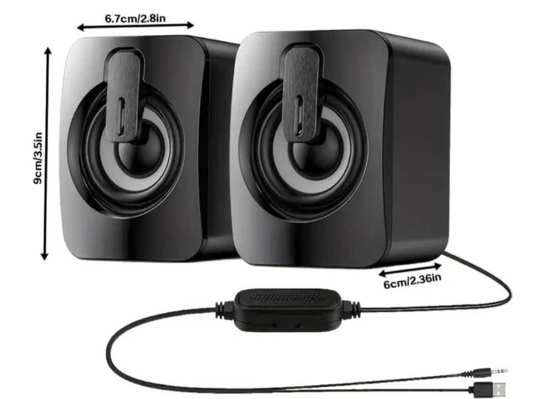 Głośniki komputerowe PC Sound Box RGB Mikrofon stereofoniczny HIFI USB