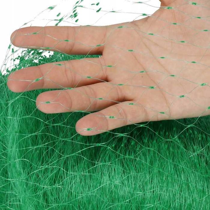 SIATKA NA PTAKI ochronna MOCNA przeciw gołębiom szpakom 10x20 UV+KOTWY
