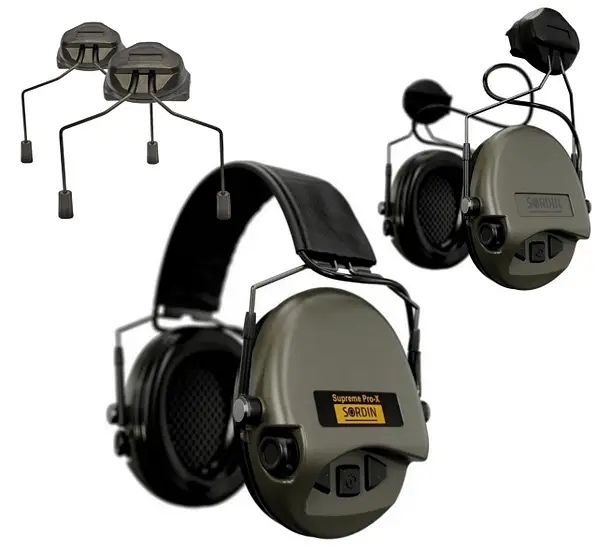 Активні навушники Sordin Supreme Pro-X Slim + кріплення ARC Rail