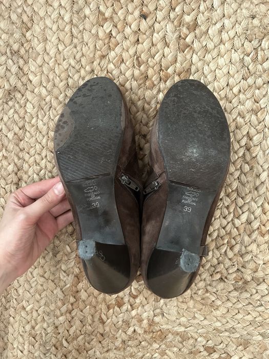 Botas/botins castanhos