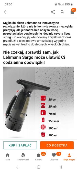 MYJKA do okien,szyb,luster.