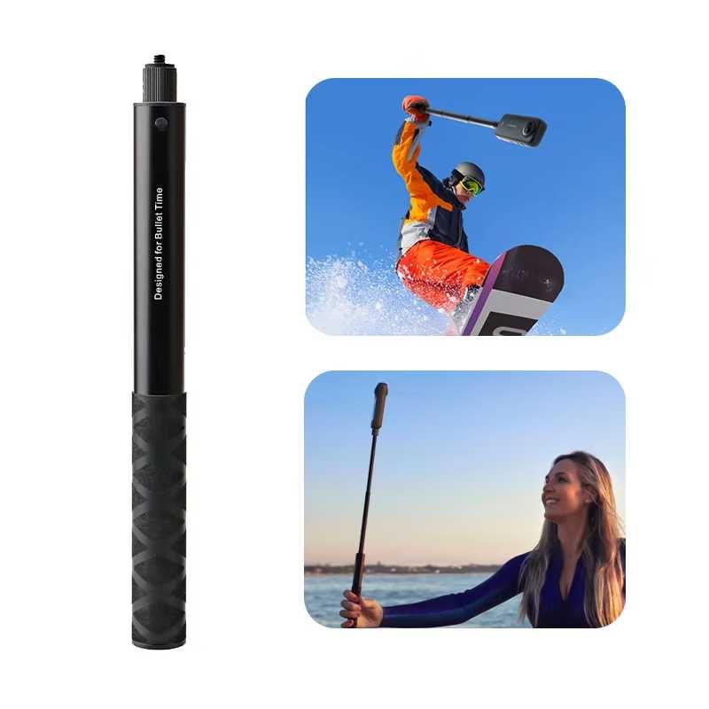 Obrotowy kijek do selfie dla Insta360 niewidoczny Bullet Time