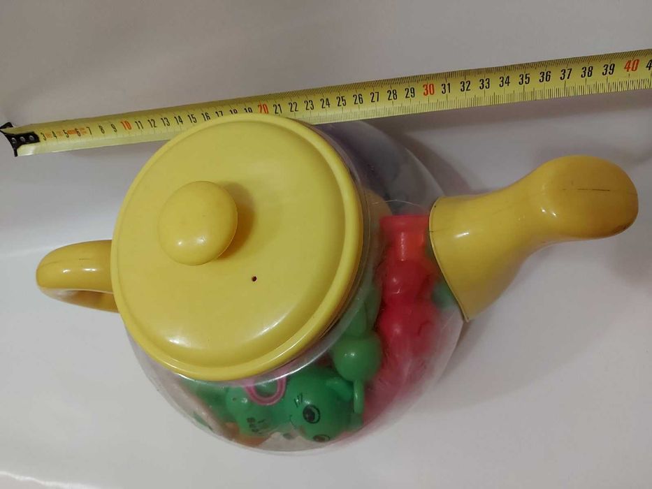 Кухня іграшковий посуд Великий набір у чайнику шухлядці