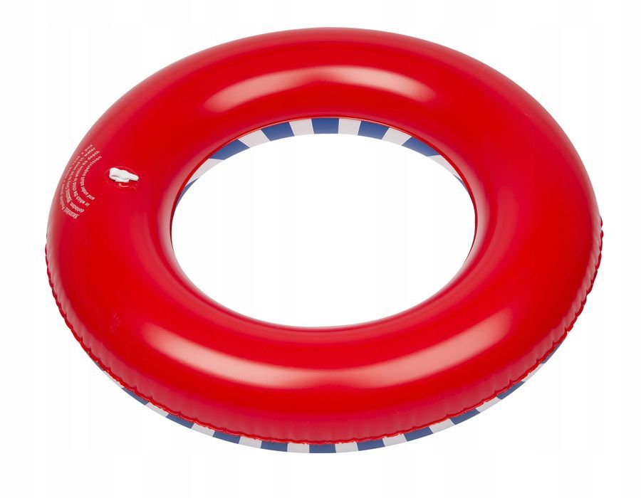 Koło Dmuchane 55Cm Paski Niebieskie