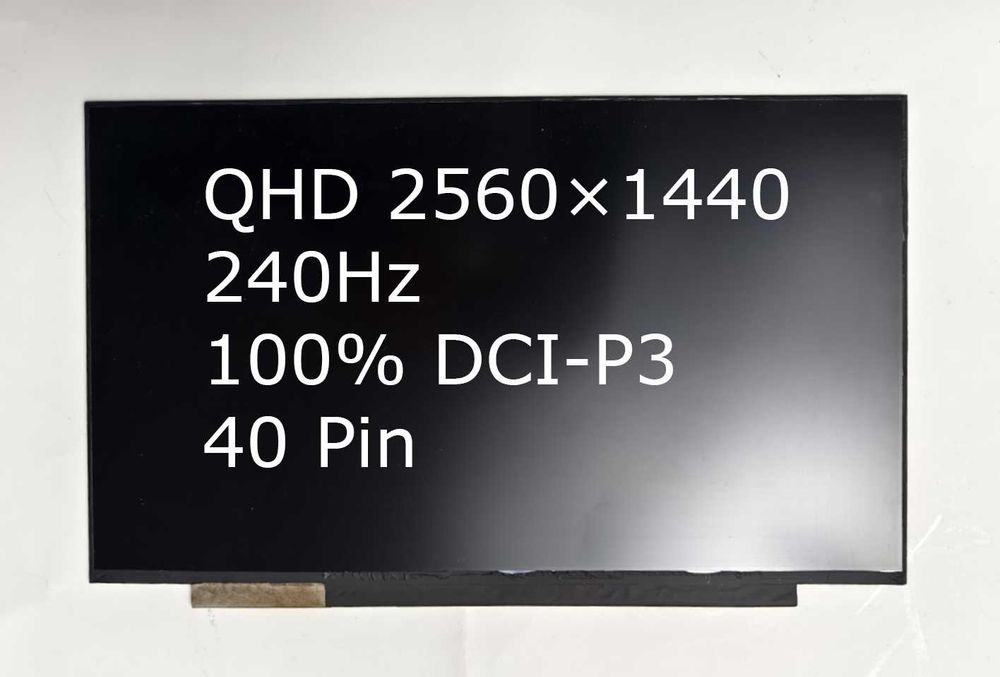Матриця 240Hz 17.3 QHD 2560x1440 NE173QHM-NZ1 40pin Slim матова