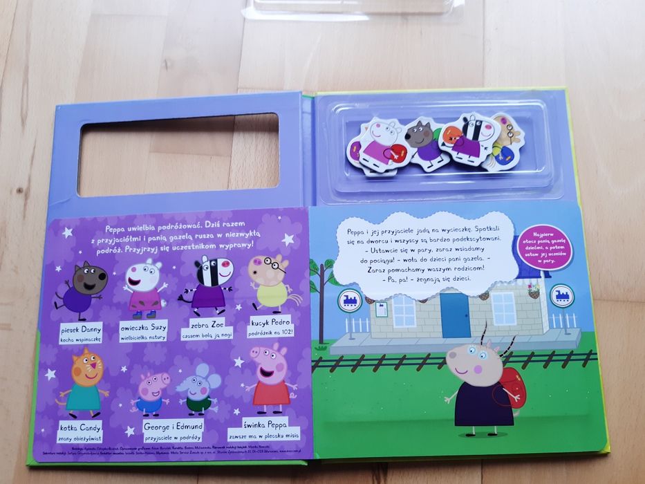Ksiazeczka z magnesami Peppa
