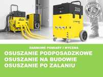 Wynajem Osuszacz nagrzewnica wypożyczalnia pochłaniacz osuszanie