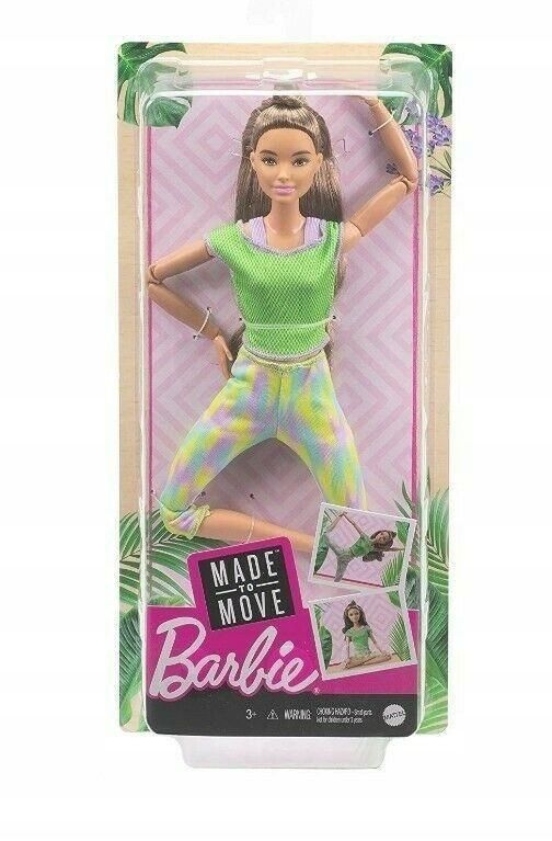 Barbie. Made To Move Lalka 3, Mattel