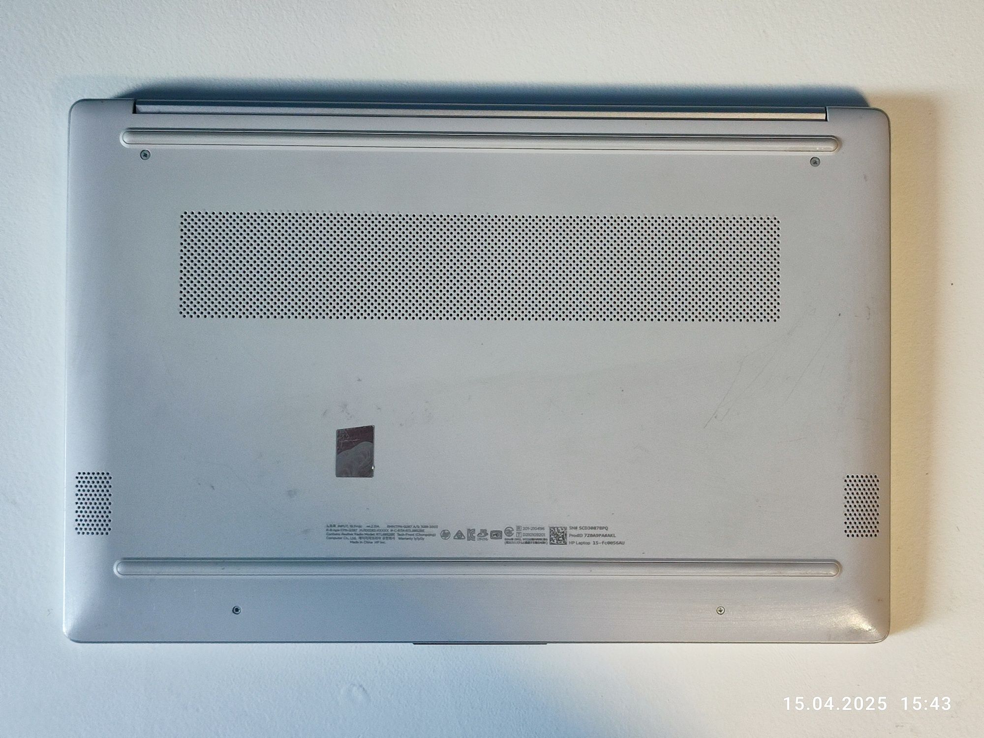 Ноутбук HP 15-fc0056AU Ryzen 5 7530U 4.5 GHz SSD 500 gb 12 Gb ram