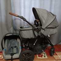 Коляска 3 в 1 Kinderkraft Moov Gray