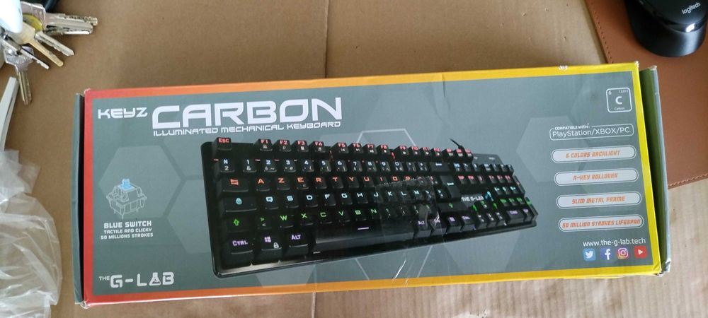 Klawiatura mechaniczna Keyz Carbon AZERTY