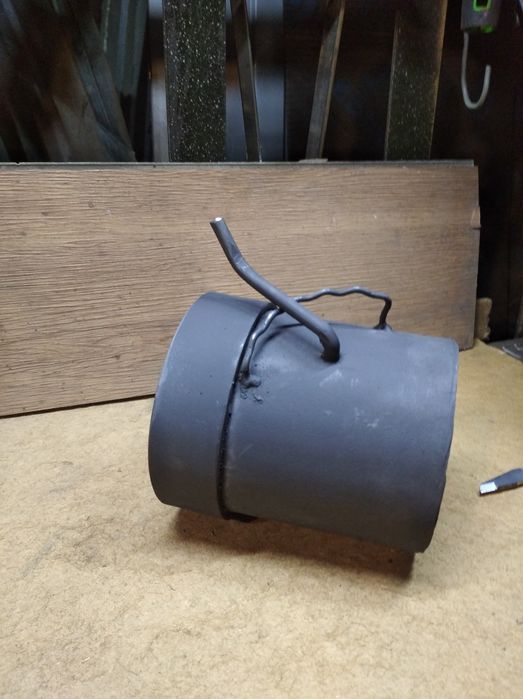 Шибер, заслонка на котел. Регулятор тяги.