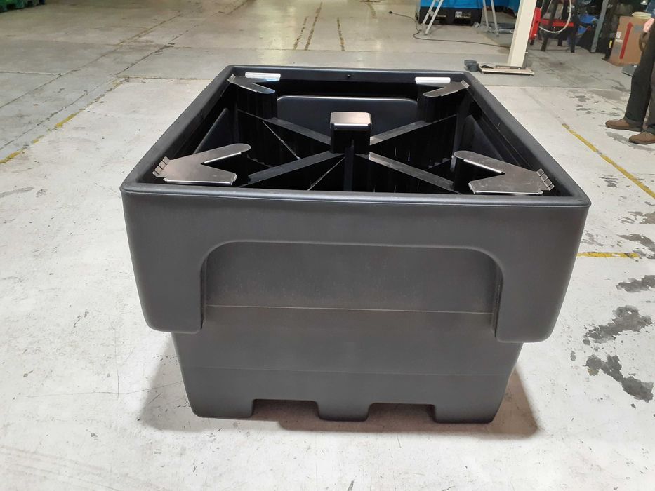 Paletes/Bacias/Tinas de retenção para produtos químicos ou alimentares