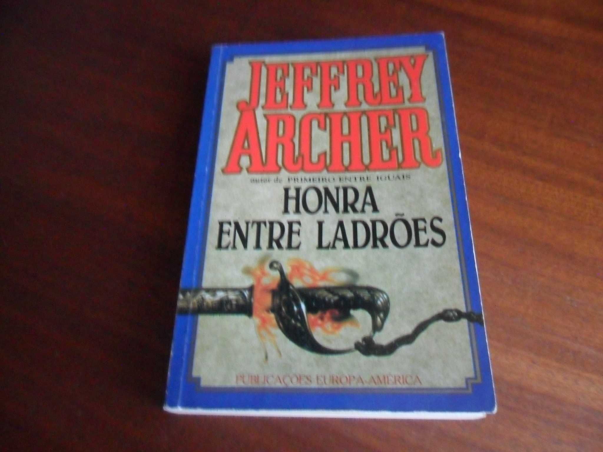 "Honra Entre Ladrões" de Jeffrey Archer - 1ª Edição de 1994