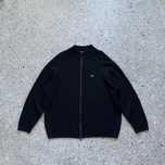 Lacoste светр full zip vintage шерстяний wool