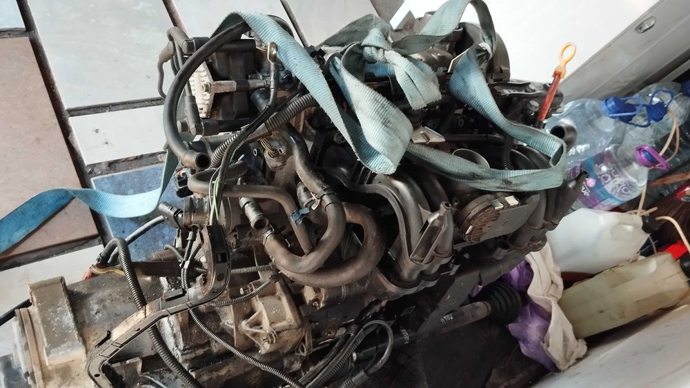 Motor e caixa arranque alternador transmissão VW polo