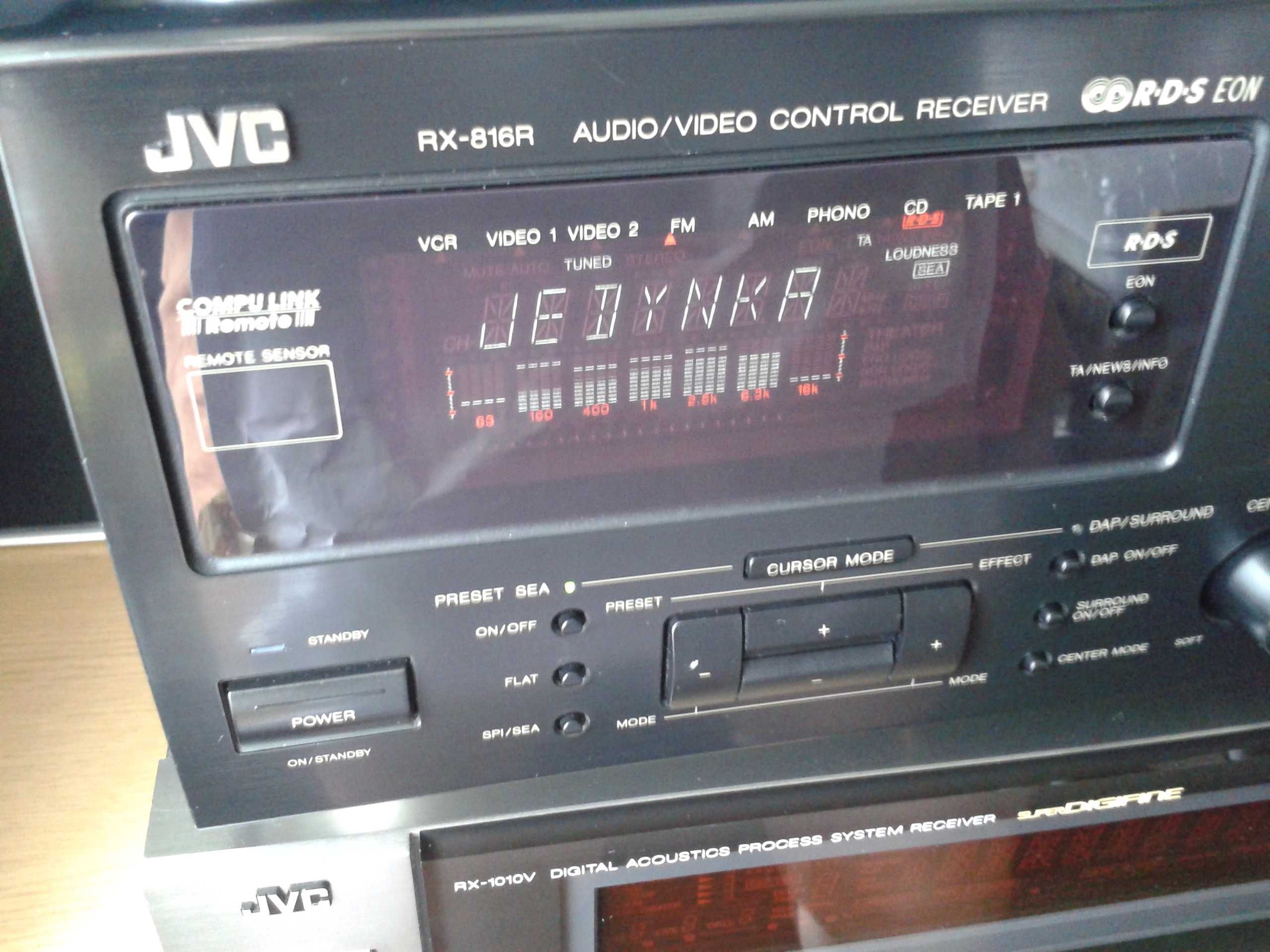 JVC RX-816 z pilotem od 616 Wzmacniacz amplituner na szer sankenach