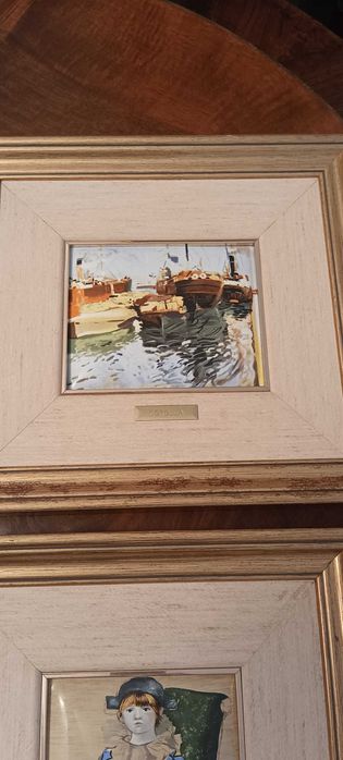 6 Quadros esmaltados da Galeria de arte El Greco