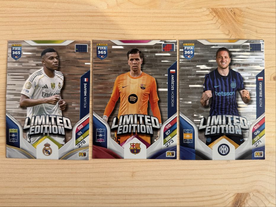 Karty piłkarskie - kolekcja kart unikatowych