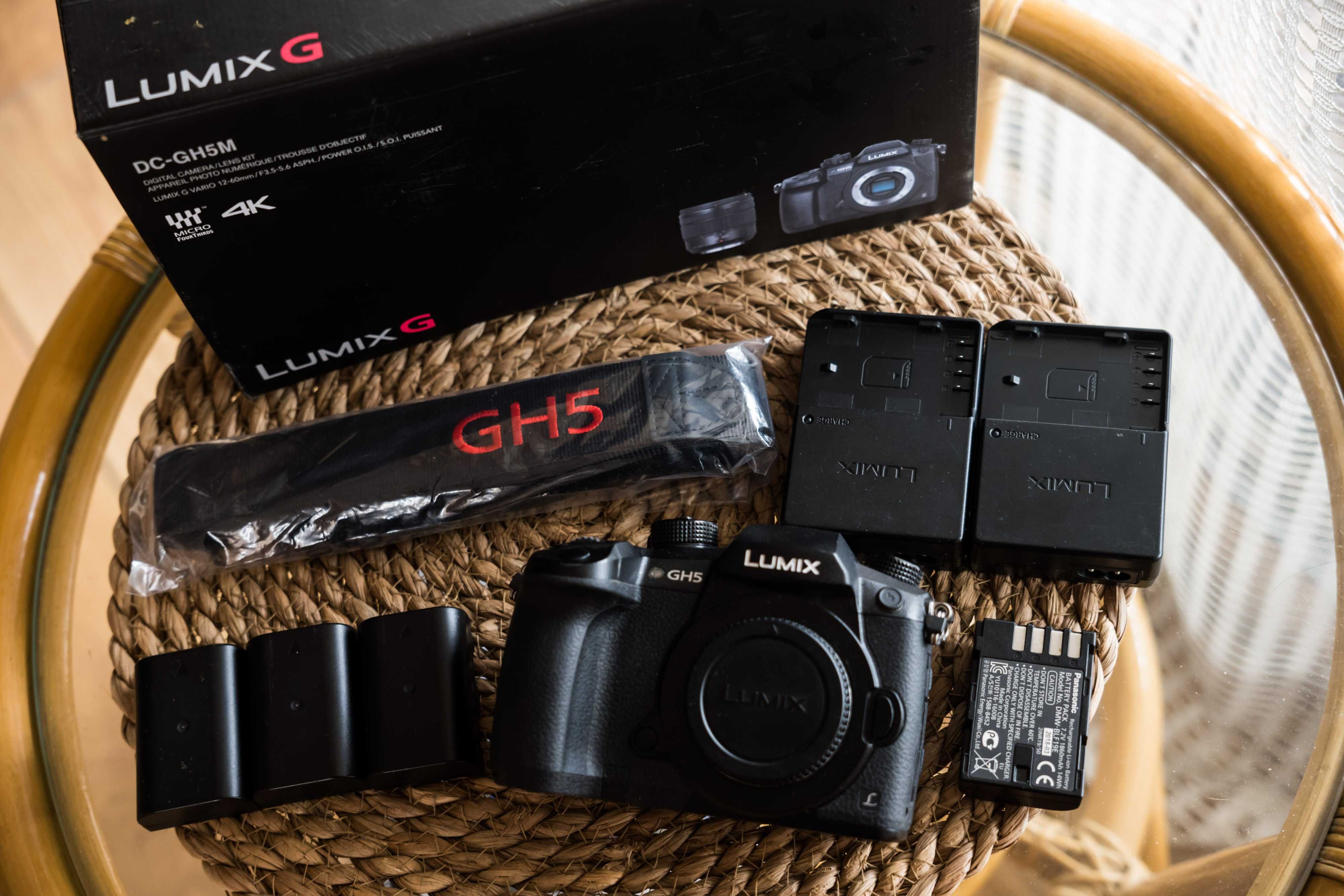 panasonic lumix GH5 v-LOG, mały przebieg, bardzo dobry stan
