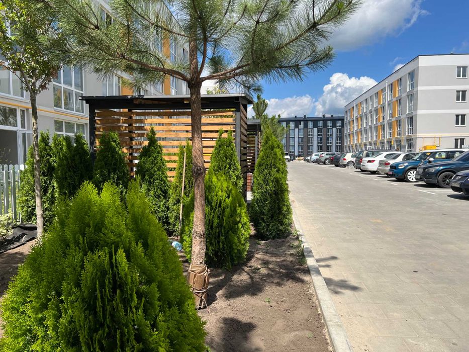 1-кімнатна квартира 31,58 м² з кухнею-вітальнею у зданому будинку.
