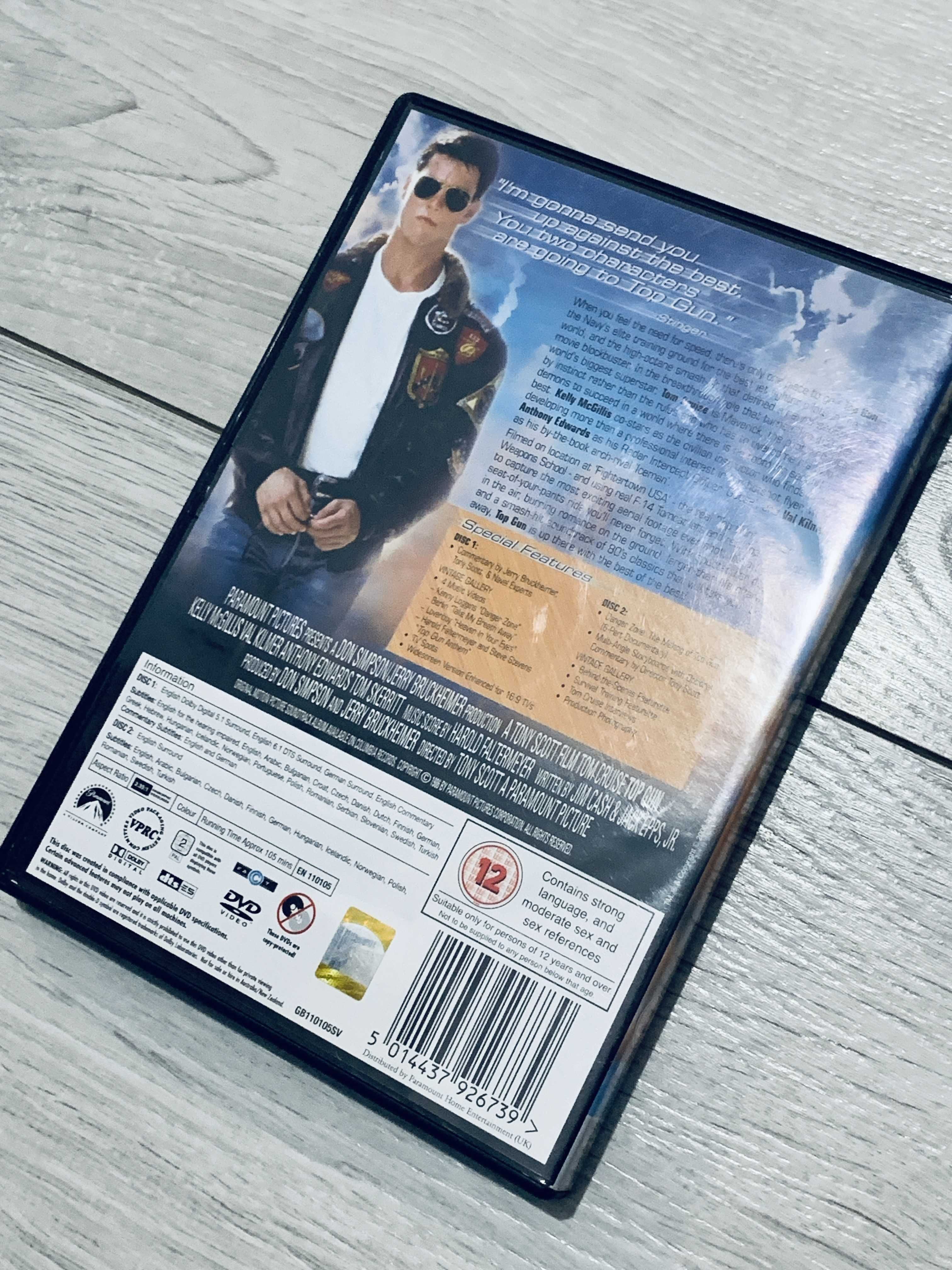 Top Gun Special Edition 2 DVD  kolekcjonerski film