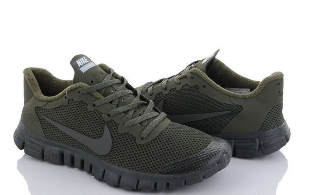 Кроссовки Nike Free хаки 3.0